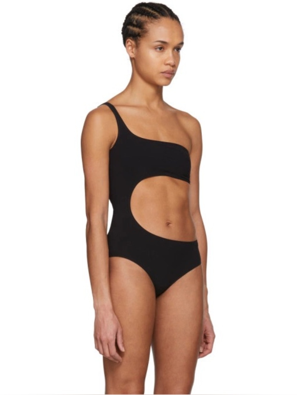 Isabel Marant Black asymmetrical swim suit